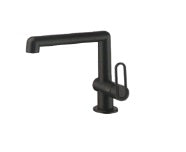 Griferia Para Lavamanos Angular Serie Lotus De 20 Cm Gun Grey Ref. Qm-14.700.2005.Gr Quality Metal