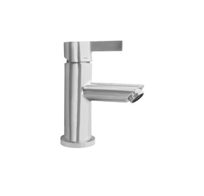 Griferia Para Lavamanos Serie Ria 15 Cm Color Satin Ref. Qm-14.700.2011 Marca Quality Metal