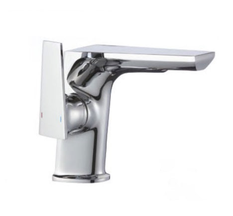 Griferia Monomando Bajo P/ Lavamanos Vastago Sedal Cromado Serie Cromatica Ref Gri-513 Marca Unique