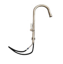 Griferia Monomando Alto Para Fregadero Negro Mate Con Manguera Extensible Ref. Gri-910 Marca Unique