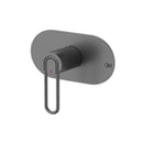 Grupo Para Ducha Monomando Redonda 1 Funcion Serie Lotus Gun Grey Ref. 14.700.4005 Gr Quality Metal