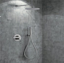 Kit / Conjunto De Ducha Monomando Empotrado Serie Line Niquel Cepillado Ref. Gpd038/Nq Marca Imex