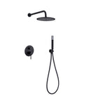 Kit / Conjunto De Ducha Monomando Empotrado Serie Monza Color Negro Mate Ref. Gpm039/Ng Marca Imex