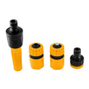 Kit Conectores De Mang. 4 Pzas - 1/2" (Conec. Mang+Topedeagua+Grifo+Ajustab) Ref. 57125 Marca Tolsen