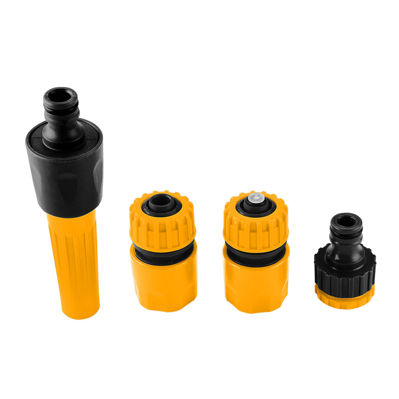 Kit Conectores De Mang. 4 Pzas - 1/2" (Conec. Mang+Topedeagua+Grifo+Ajustab) Ref. 57125 Marca Tolsen