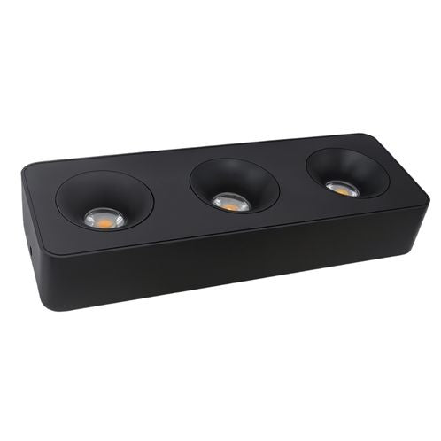 Lampara Spot Integ Rect. Sup. 36W 3T/Cri90+ Mod Block Tri C/Neg Ref. Block36N / 504152 Marca Lucerna