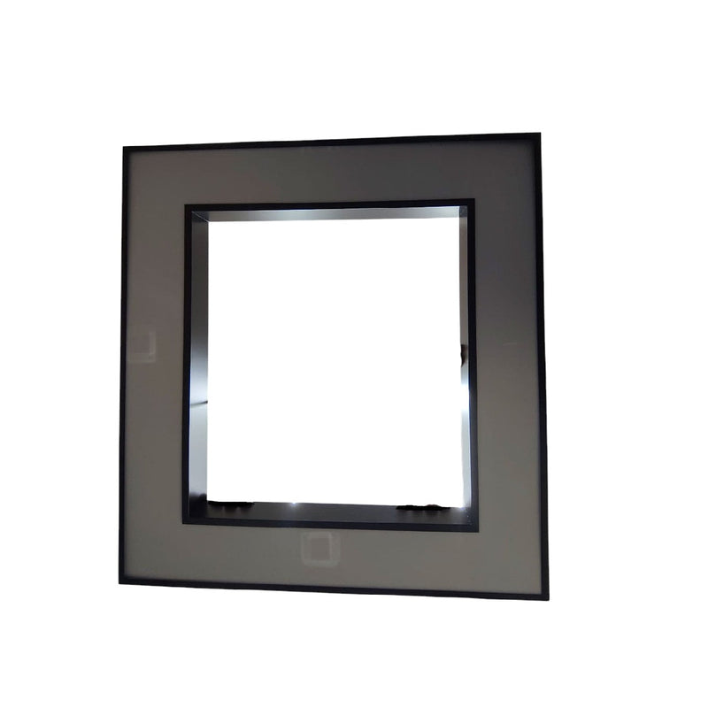 Lampara Colgante De Techo Led Mod. Cuadrad 72 W 6500K 85 - 277V Negro Ref 001-007-Il0046500K72W Mafi