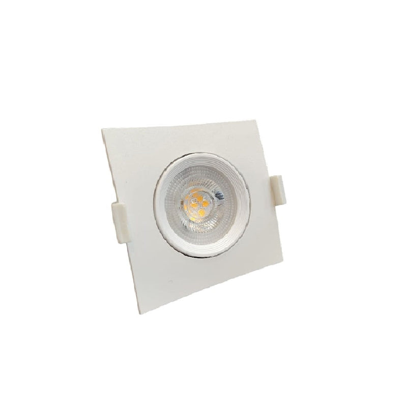 Lampara Led Spot Integrado Basculante Cuadrado 7W 3000K 85/285V Ref. 5212632007 Marca Ebeli