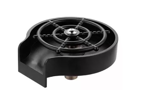 Lava Vasos / Copa Push Acero Plastico Acabado Negro Ref. Gri-0057 Marca Belt-G