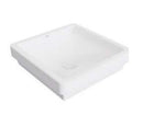 Lavamanos Cuadrado De Sobreponer 39 Cm Art Q Finecraft Blanco Mate Ref. Nvlav7742 Marca Nova