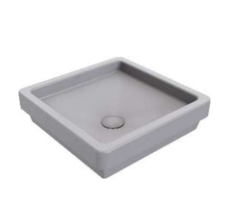 Lavamanos Cuadrado De Sobreponer 39 Cm Art Q Finecraft Graphite / Grafito Ref. Nvlav7744 Marca Nova