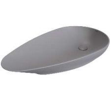 Lavamanos Ovalado De Sobreponer 76 Cm Art Natura Finecraft Graphite Ref. Nvlav7752 Marca Nova