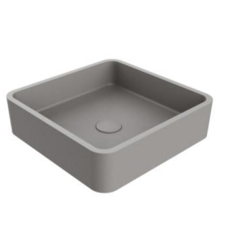 Lavamanos Cuadrado De Sobreponer 39 Cm Essenza Square Signature Natu. Grey Ref. Nvlav7821 Marca Nova