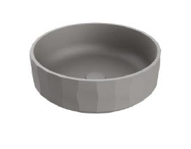 Lavamanos Redondo De Sobreponer 42 Cm Ubi Siganture Natural Grey Ref. Nvlav7831 Marca Nova