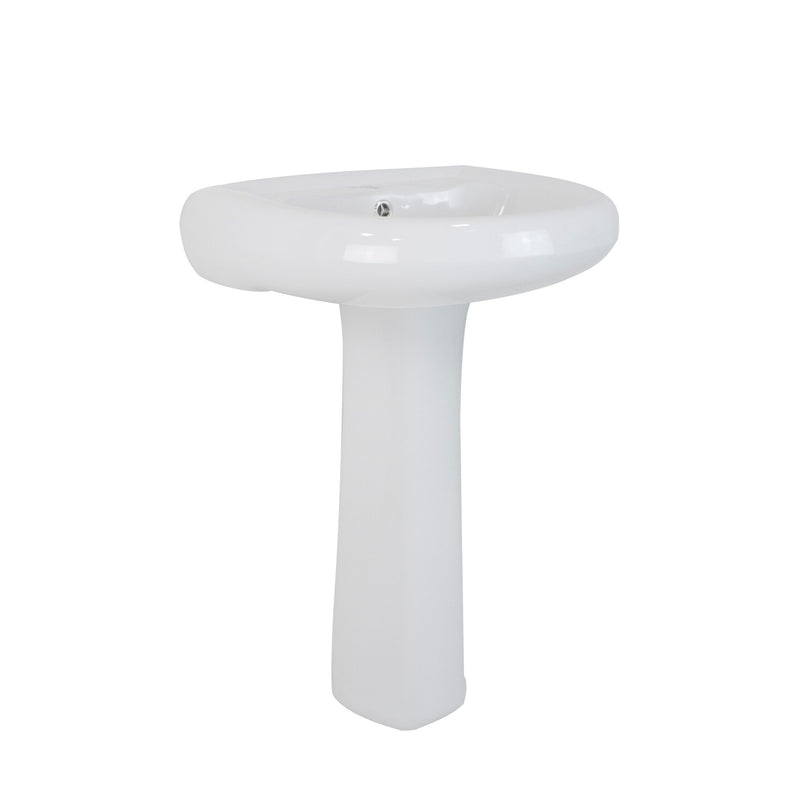 Lavamanos Con Pedestal Prestige 49 Cm X 42 Cm X 84Cm Blanco Ref. 3004001Fa Marca Torrenti