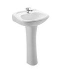 Lavamanos Con Pedestal Serie Chelsea Plus / Preponchado 4"- 8" Blanco Ref. Cs005861321 Venceramica