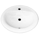 Lavamanos P/ Empotrar Serie Oakbrook / Preponchado 4- 8" Color Blanco Ref.Ss0065901321Ca Venceramica
