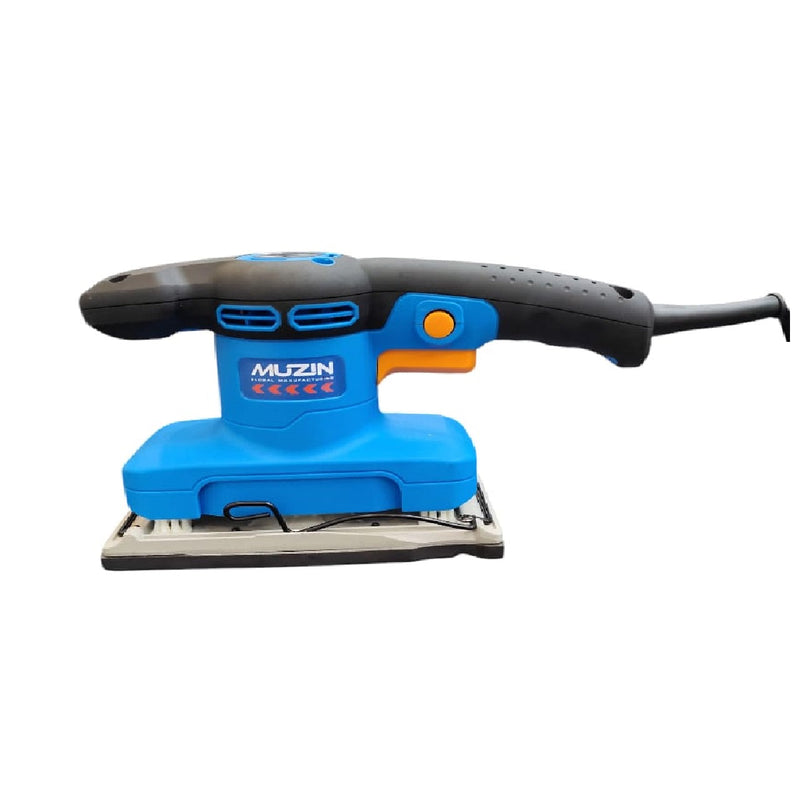 Lijadora Orbital 3 1/2" 320 W 14.000 Rpm 110 V ( Tamaño Almoh. 93 X 185Mm )Ref. Xos320 Marca Muzin