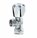 Llave De Arresto Cromada De 1/2" X 1/2" Macho-Hembra Ref. Bm-Llaa2 Marca Bm