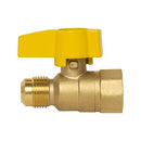 Llave De Arresto Control P/Gas 1/2"X 1/2" Recta Ref. Ip-202 Marca Coflex