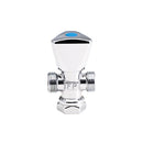 Llave De Arresto De 1/2" X 1/2" Doble C/M Peq Ref. 02Rp01D Marca Fp