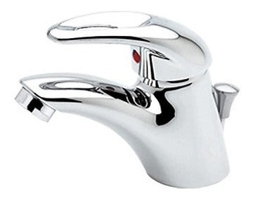 Llave Para Lavamanos Individual Monomando Serie Minioasis Cromo C/Cer Ref. 30Glv004 Marca Fp