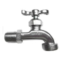 Llave De Chorro / Manguera 1/2" Niquelada Mod. 1335 Ref. Ide-6133501 / 466395 Marca Ideace