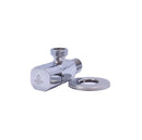 Llave De Arresto 1/2" Macho- Macho C/Roseta Redonda Ref. Kd-266 Marca Omega