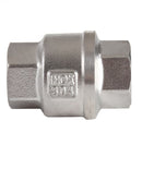 Llave - Valvula Check Qm Acero Inox 304 1" Ref. Qm Usa.601.100.Inox Marca Quality Metal