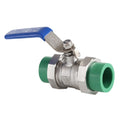 Llave - Valvula De Paso De Bola Ppr Ac. Inox 304 3/4" Ref. Qm Usa.605.034.Inox Marca Quality Metal