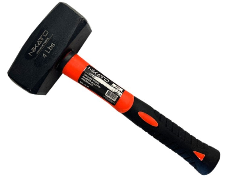 Mandarria / Martillo D/Perf. Mango Fibra D/Vidrio 4Lbs Ref. Nik-171-52 Marca Nikatto