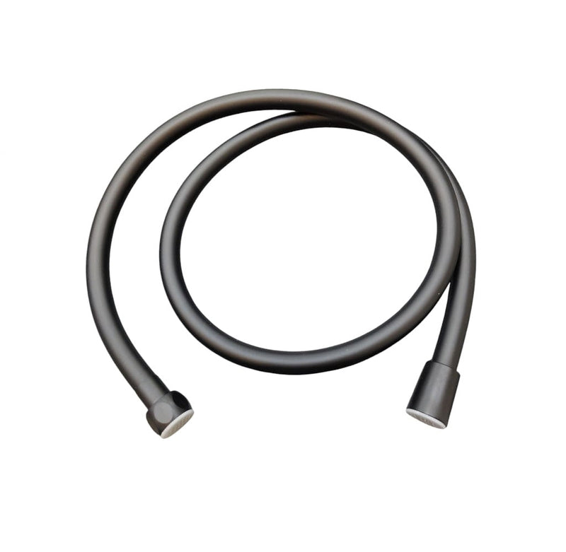 Manguera / Canilla Repuesto De 1.20 Mts P/ Ducha Telefono Black Bolsa Ref.14.600.017.Bk Marca Qm