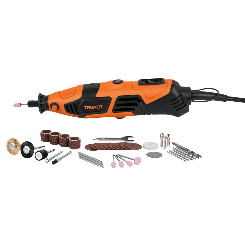 Moto Tools / Dremel Profesional De 150W + Kit De Accesorios Hasta 36.000 Rpm Ref. 17449 Marca Truper