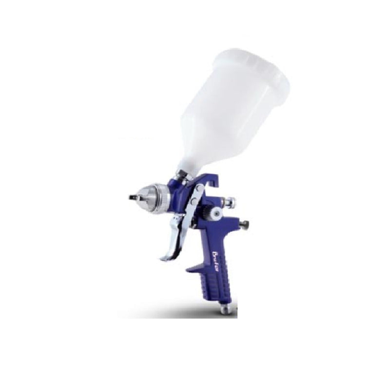 Pistola P/ Pintar Gravedad V/Plast 600 Ml 50 Psi Boq. 1.3Cm Azul Ref. Ab17P-13 / 424004 Marca Brufer