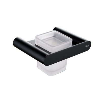 Porta Vaso Qm+ Serie Supreme Color Negro Black Marca Quality Metal