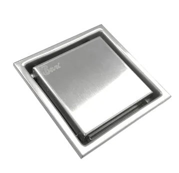Rejilla Cuadrada 11 Cm X 11 Cm Acero Inox. Con Pestaña Ref. Dre.01.03 Marca Bari