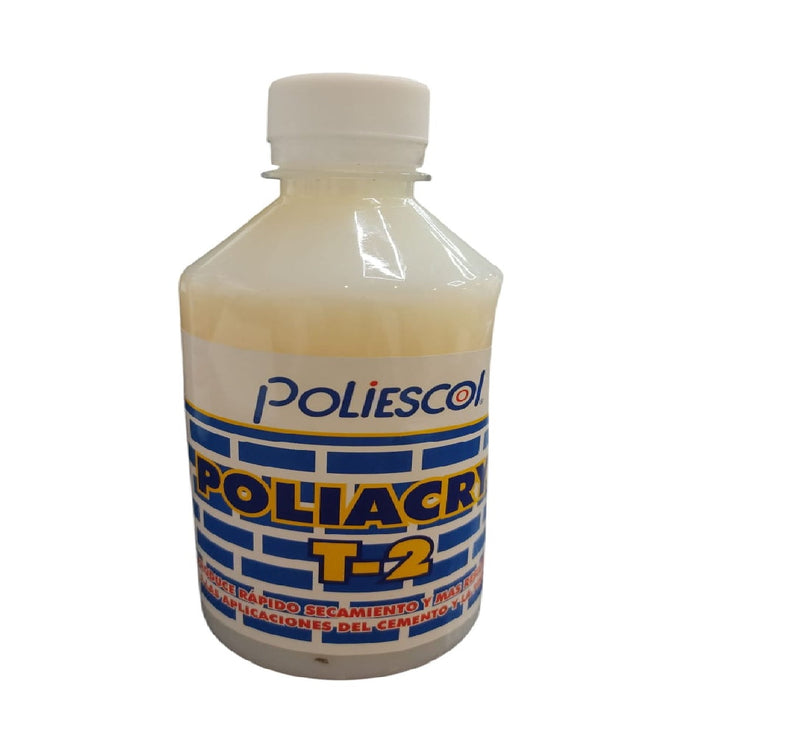 Resina Poliacryl T-2 Impermeabilizante 1/8 Galon Ref. 1.8Gl / 08-03006 Marca Poliescol