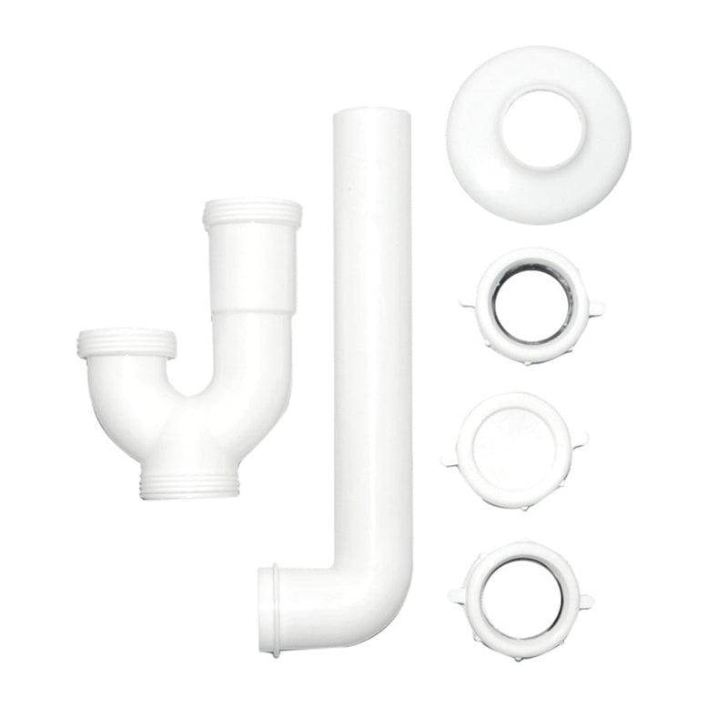 Sifon Plastico Para Lavamanos De 1 1/4" Color Gris Ref. 904 Cod. 009052 Marca Pro-Life