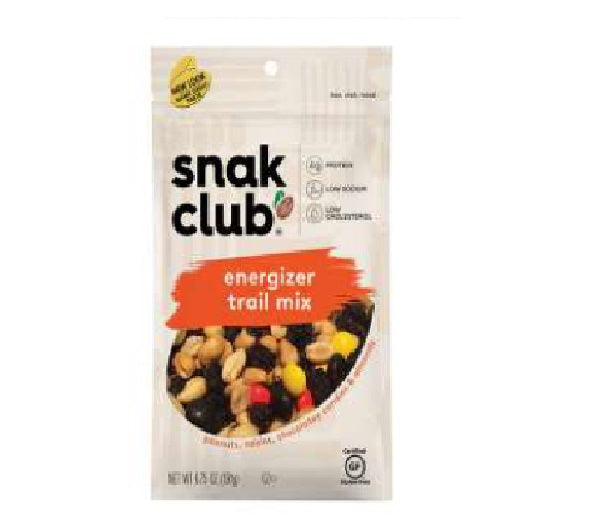 Snack Club Energizer Trail Mix 191 Grs Ref. 087076214593 Marca Snack Club