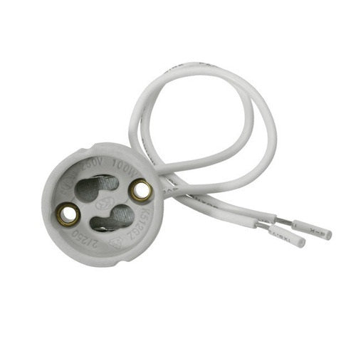 Socate De Porcelana Para Bombillo Led Tipo Gu10 Ref. 625-B Marca Ilum-Ven
