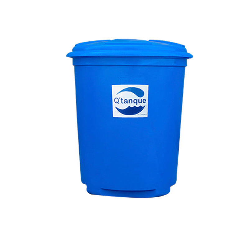 Tanque Conico Liso 1700 Lts Color Azul Oscuro Marca Q´Tanque
