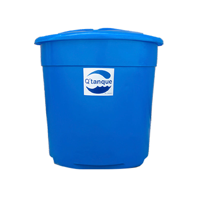 Tanque Conico Liso 2500 Lts Color Azul Oscuro Marca Q´Tanque