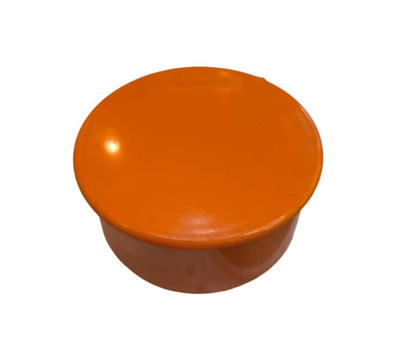Tapa Reforzada Simple Con Tope De Pvc Para Agua Servida De 100 Mm ( 4" ) Ref. C181024S Marca Uniteca