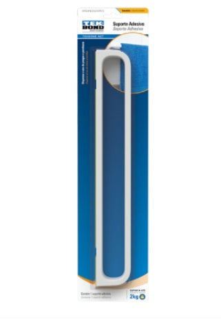 Toallero / Soporte De Baño En Pvc Para Toalla Hasta 2Kg Blanco Ref. 708122 / 383062 Marca Tek Bond