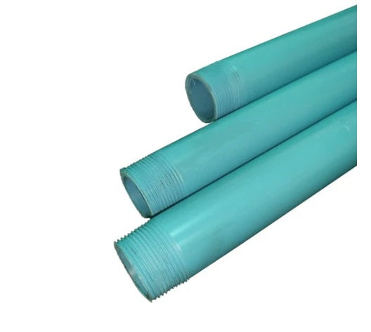 Tubo Pvc Sch80 Npt De 3" X 6 Mts Azul Ref. Tafs8006 Marca Inplaven