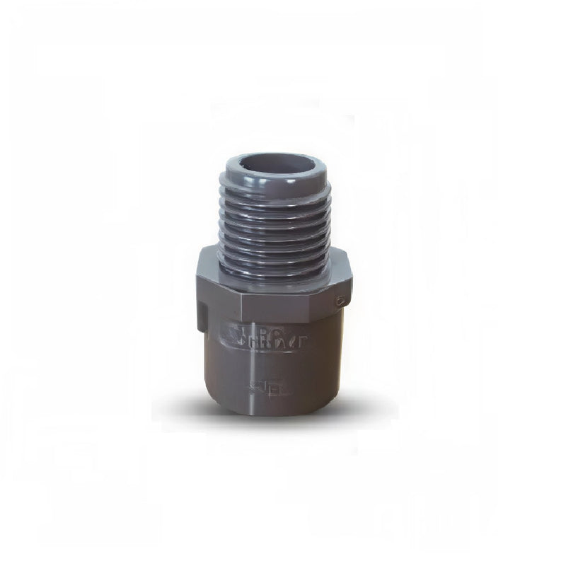 Adaptador Macho De Pvc Af Astm Sch40 2" Ref. C340105G Marca Uniteca