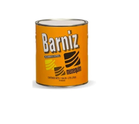 Barniz Natural Brillante Secado Rapido 1 Gln 3,785 Ltr Ref. R-0021-30 Marca Menequim
