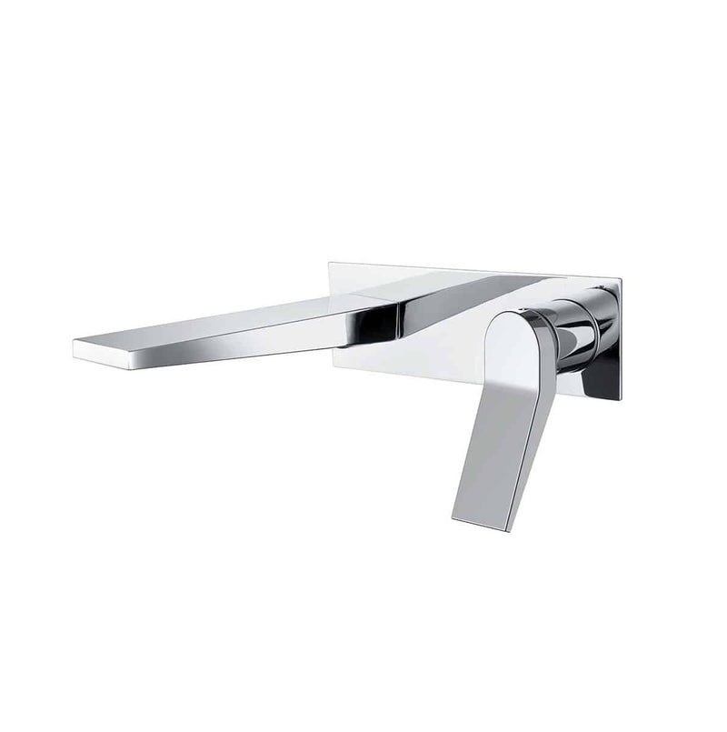 Griferia Monomando De Pared Para Lavamano Cromado Serie Dado Ref. M317 Marca Mhiler