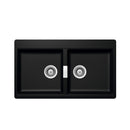 Fregadero De Cuarzo Horizont Magma 02Fdhorn200Mag 2 Pon 38,7 Cm X 38,7Cm X 30,6 Cm Marca Schock