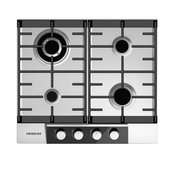 Tope De Cocina A Gas A / Inox 4 Hornillas Parrilla Negra Ref. 64Stx Marca Frigilux